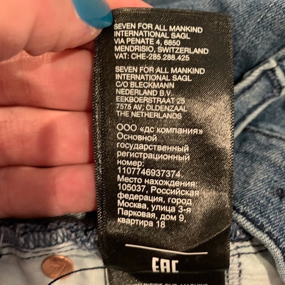 7 For All Mankind Ankle Gwenevere size 26 NWT - Picture 7 of 10